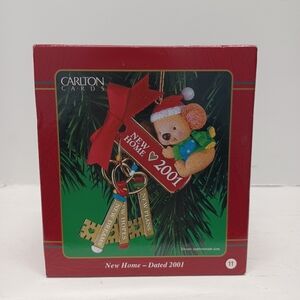 Carlton Cards Heirloom Collection 2001 New Home Christmas Holiday Ornament